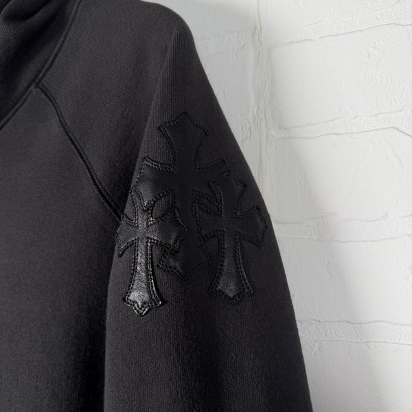 Chrome Hearts Black Triple Cross Patch Paper Jam Hoodie