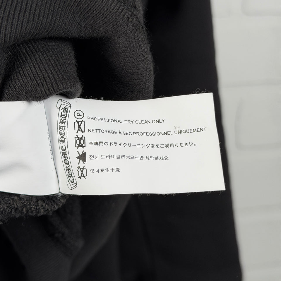 Chrome Hearts Black Triple Cross Patch Paper Jam Hoodie