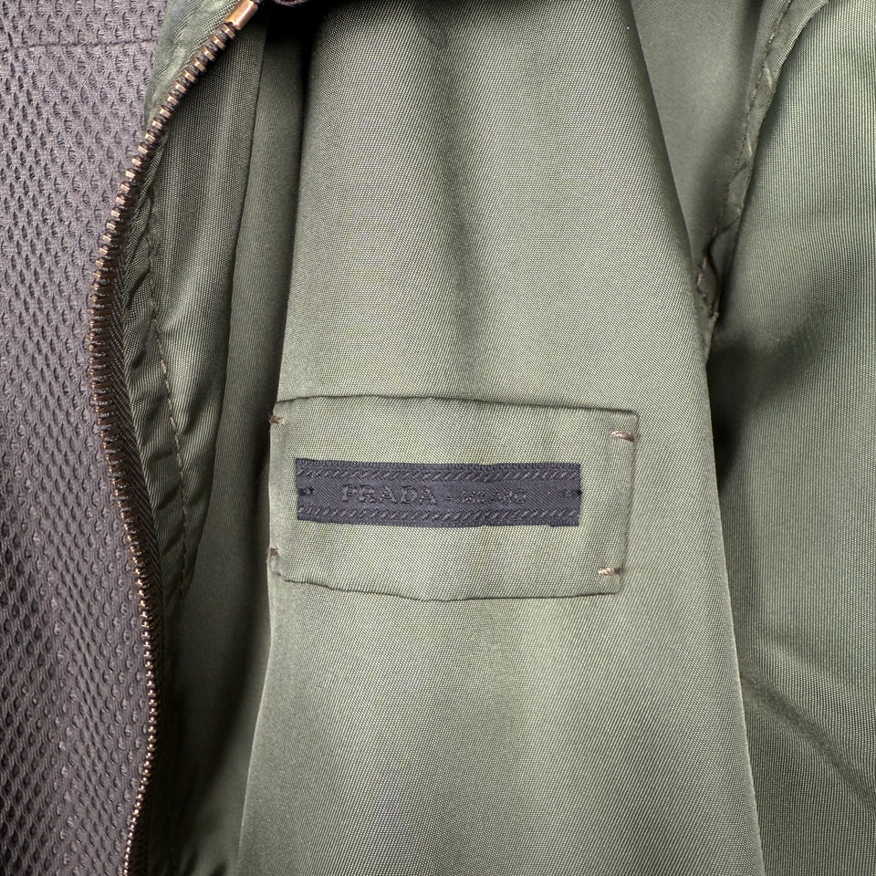 Prada Nylon Bomber Jacket