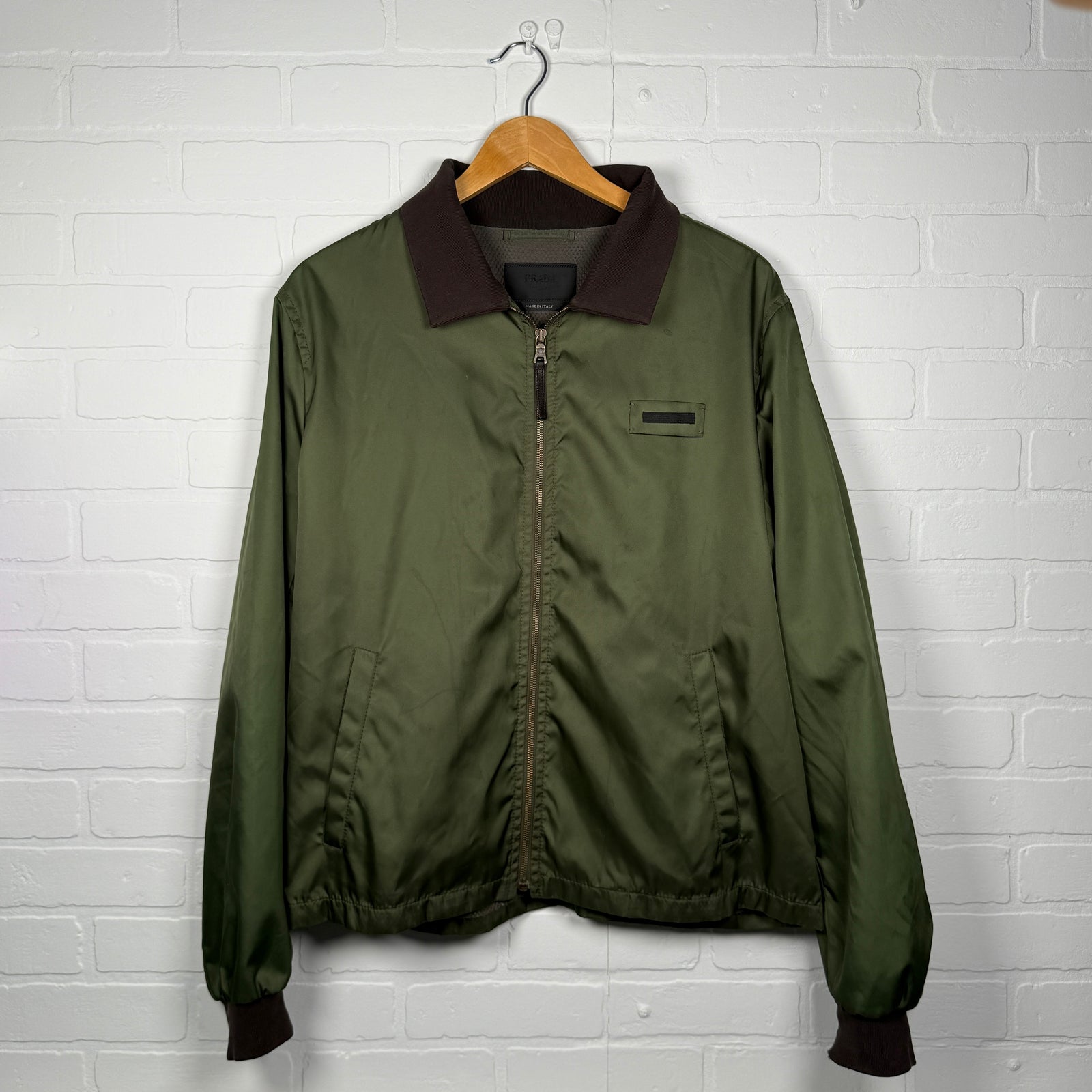 Prada Nylon Bomber Jacket