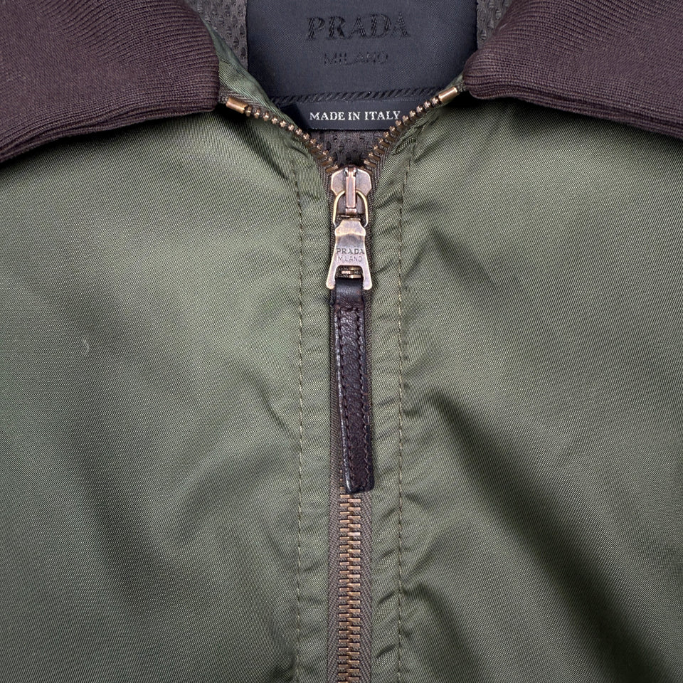 Prada Nylon Bomber Jacket