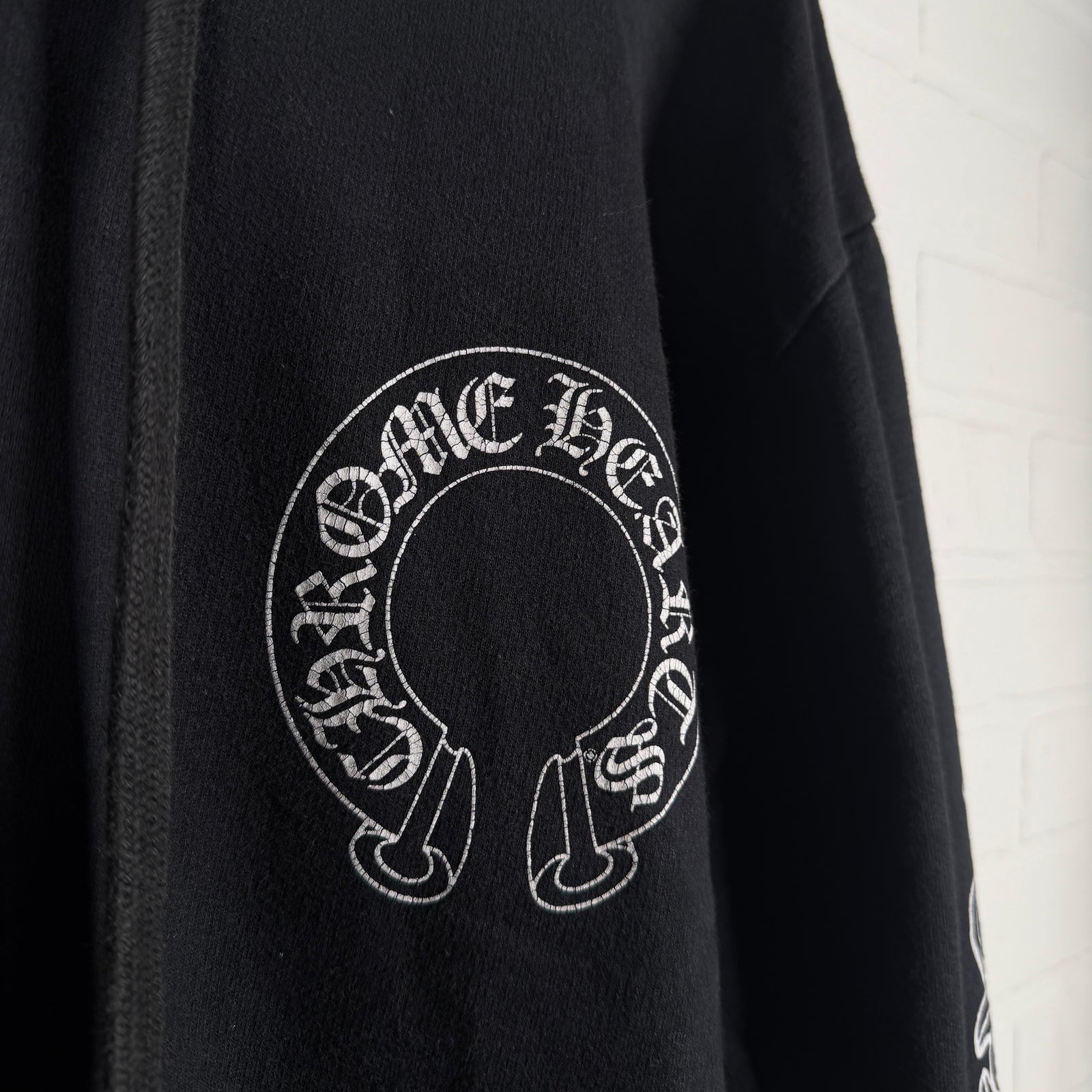 Chrome Hearts Floral Horseshoe Zip Up Hoodie
