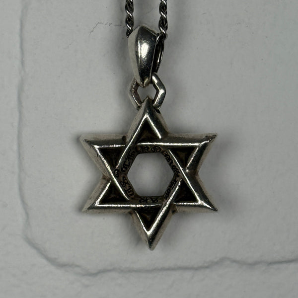 Chrome Hearts Star of David Pendant