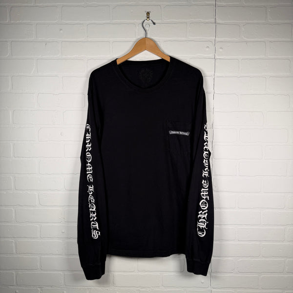 Chrome Hearts Scroll Logo Long Sleeve
