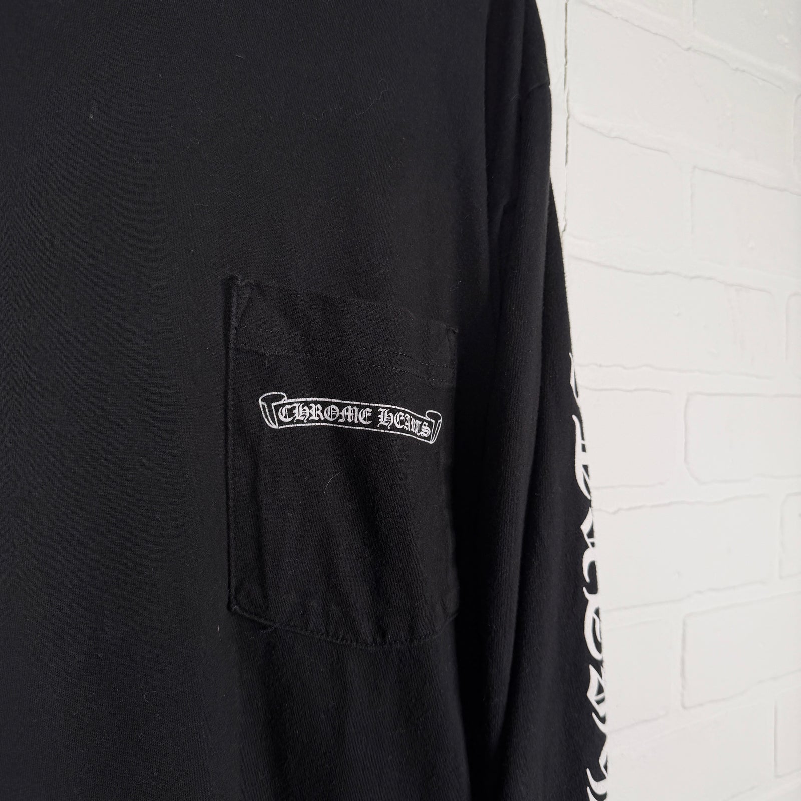 Chrome Hearts Scroll Logo Long Sleeve