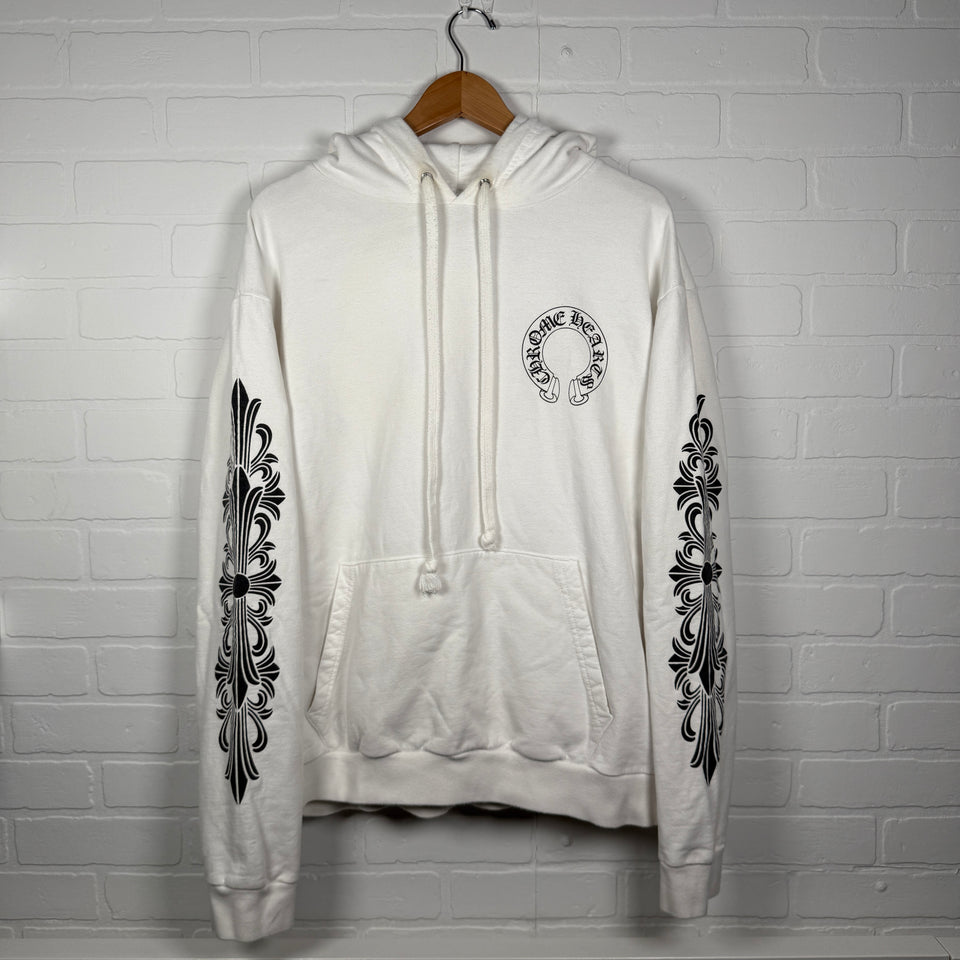 Chrome Hearts Floral Horseshoe Hoodie