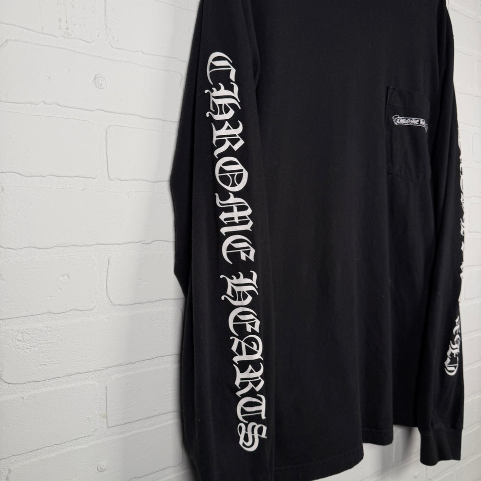 Chrome Hearts Scroll Logo Long Sleeve