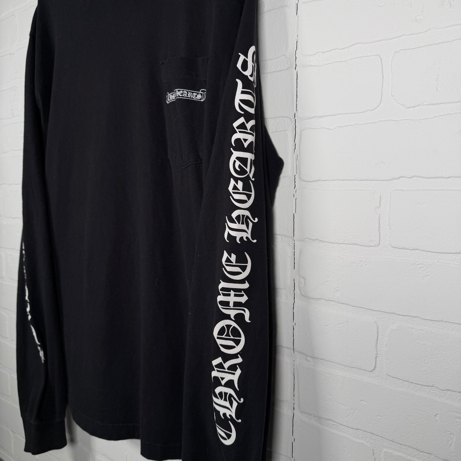 Chrome Hearts Scroll Logo Long Sleeve