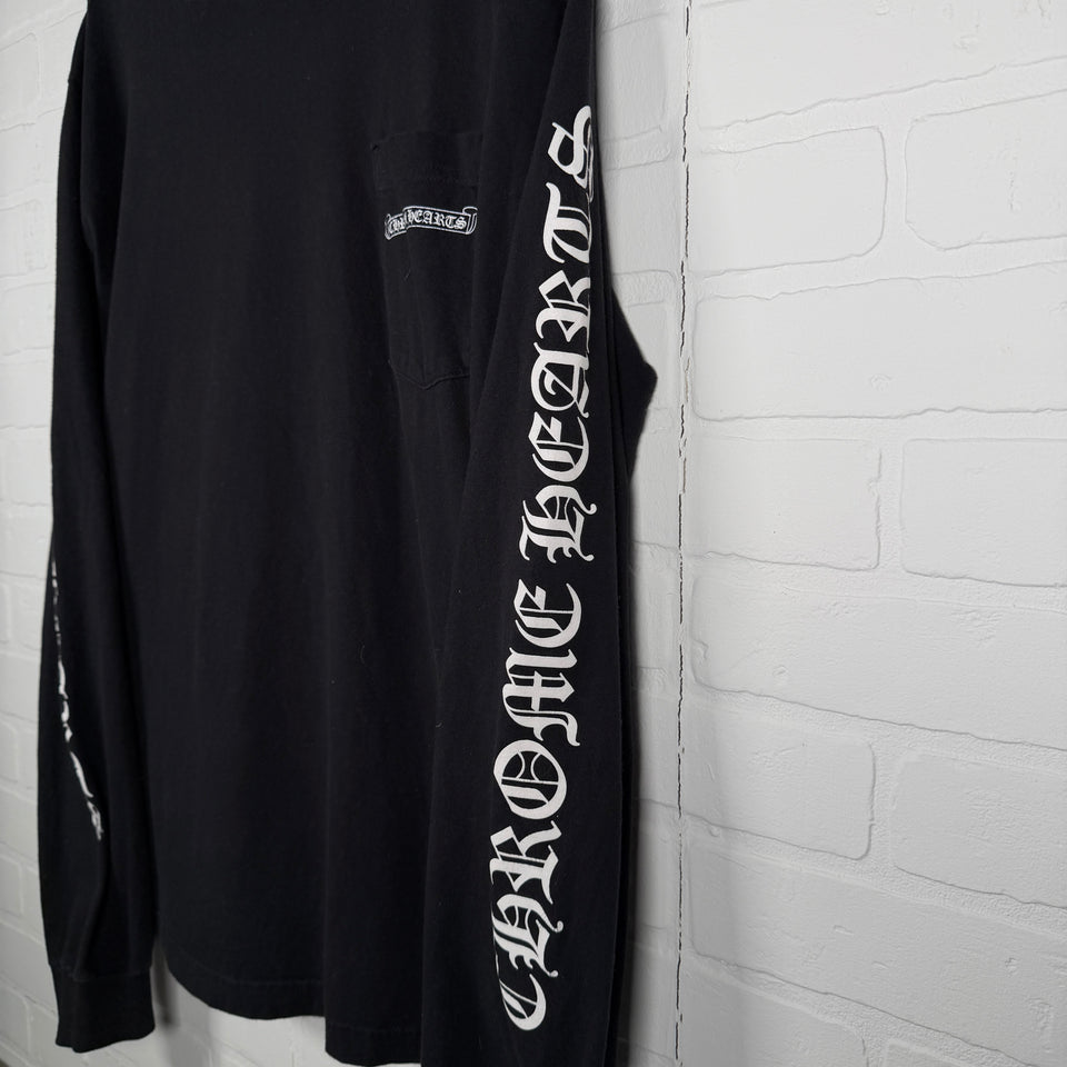 Chrome Hearts Scroll Logo Long Sleeve