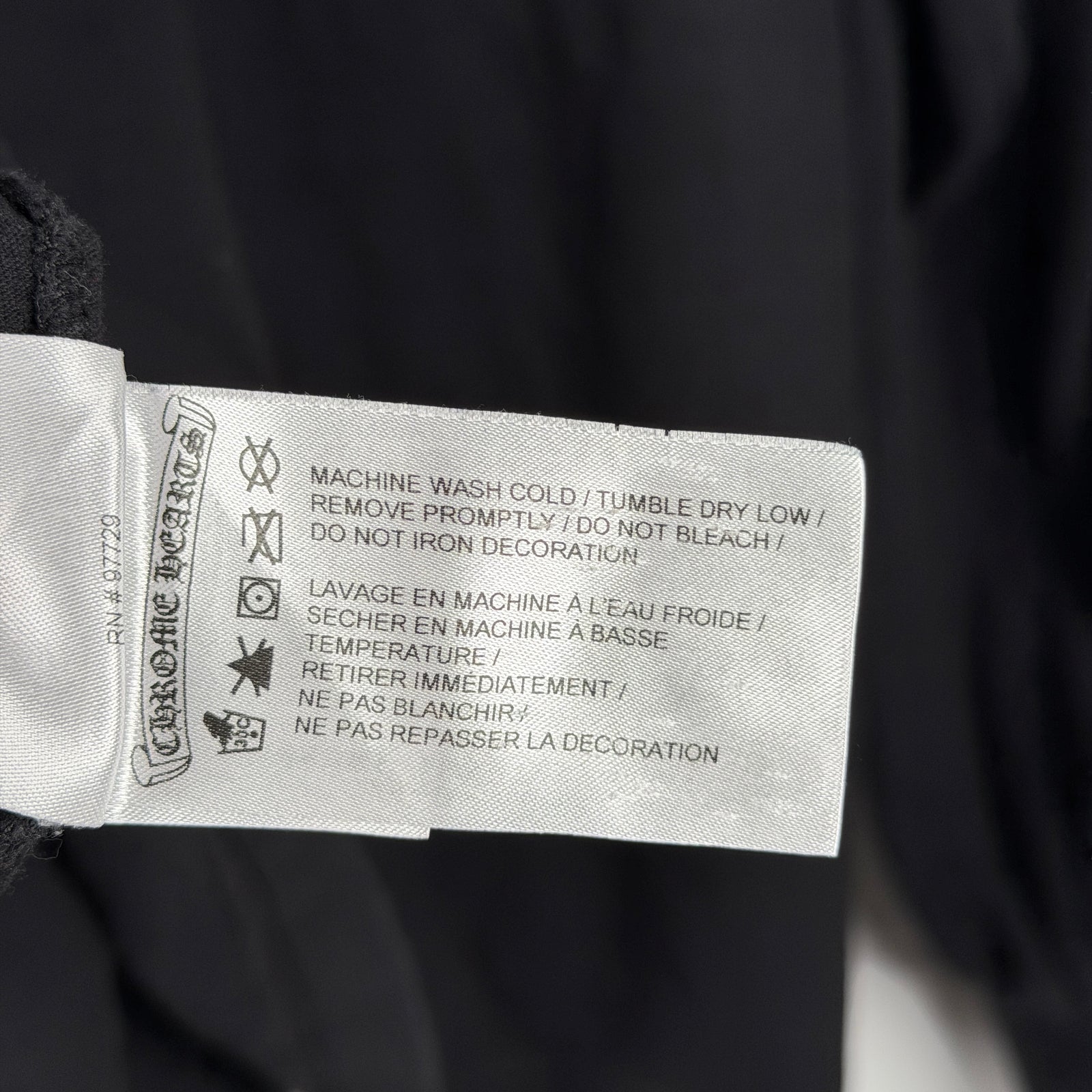 Chrome Hearts Scroll Logo Long Sleeve