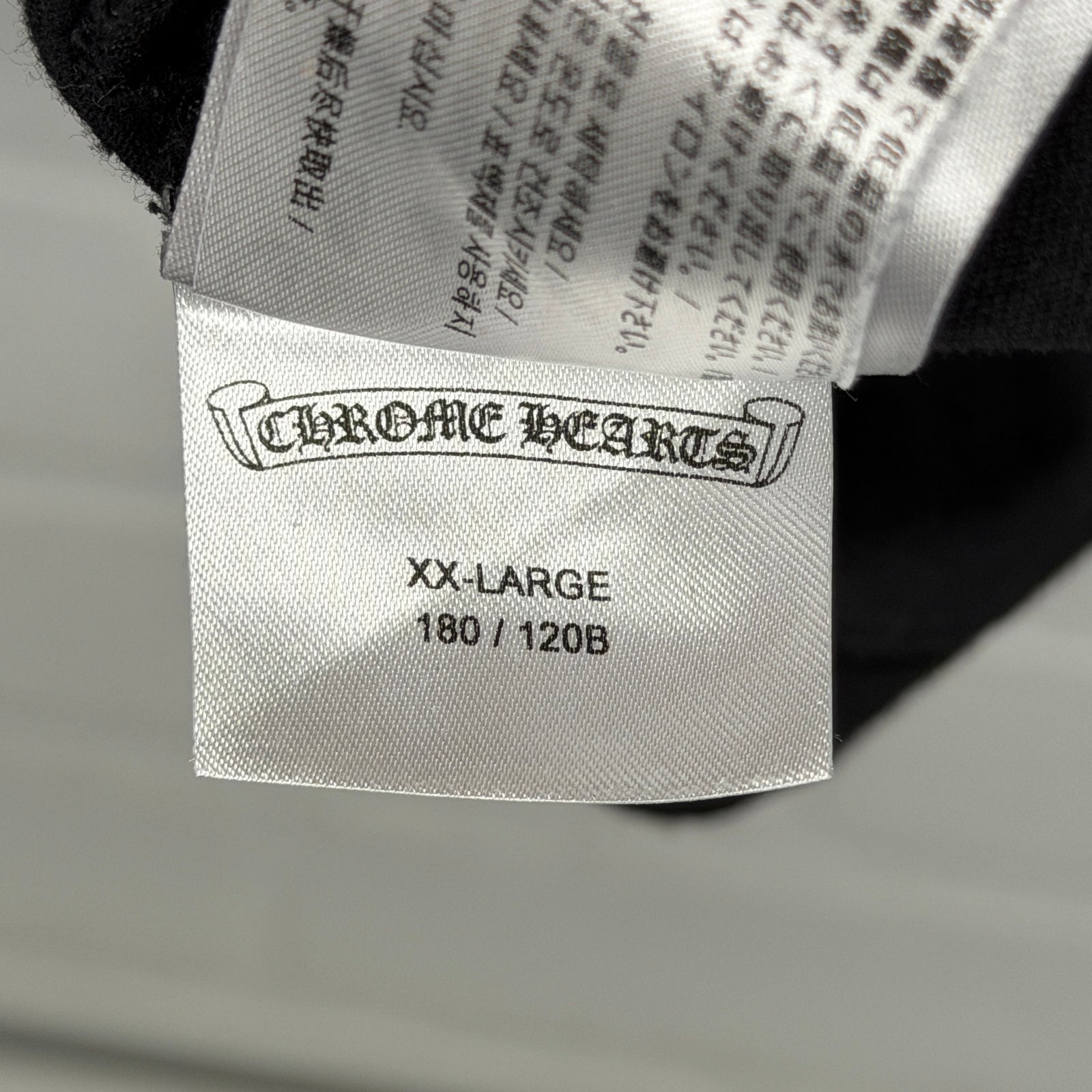 Chrome Hearts Scroll Logo Long Sleeve