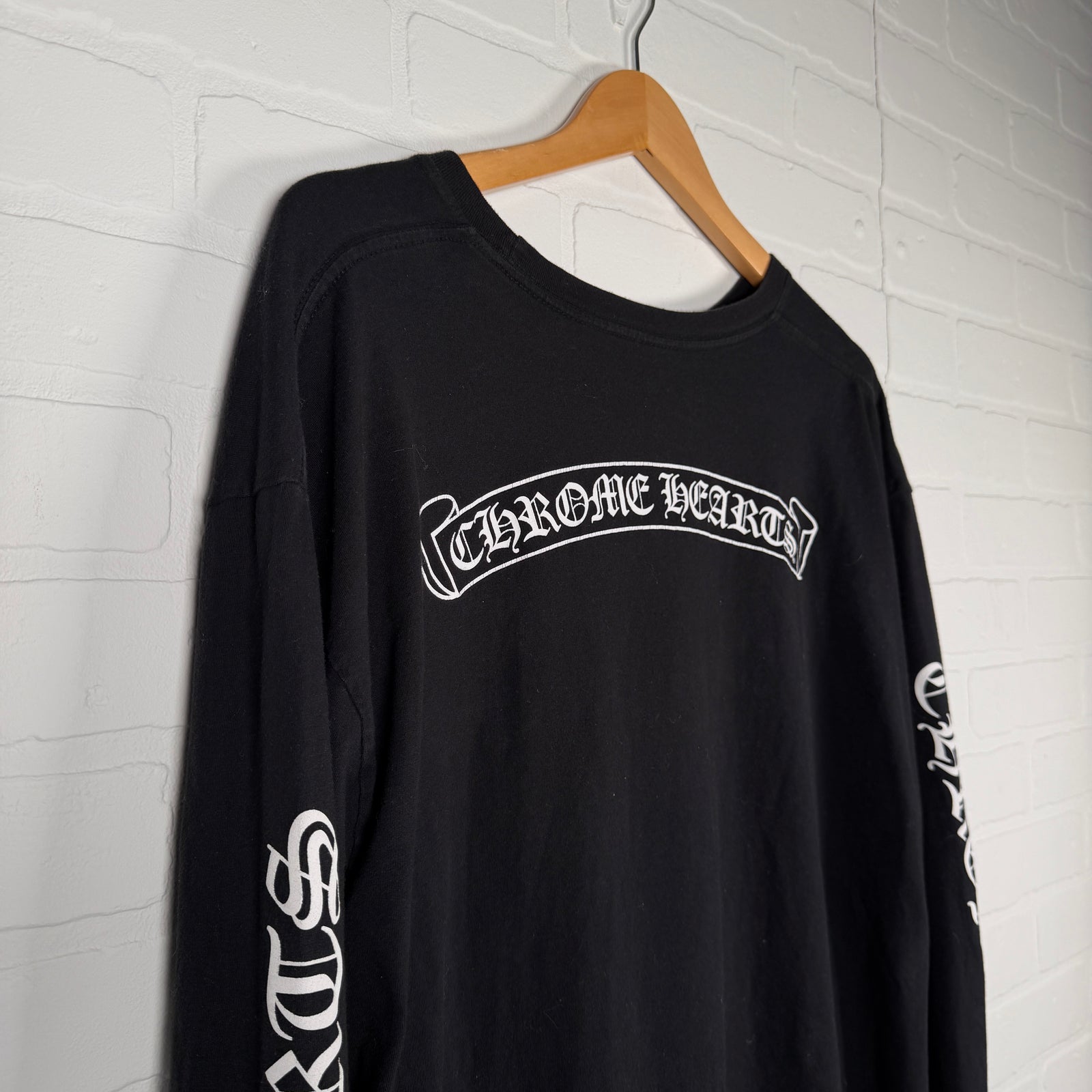 Chrome Hearts Scroll Logo Long Sleeve