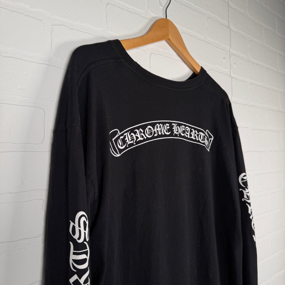 Chrome Hearts Scroll Logo Long Sleeve
