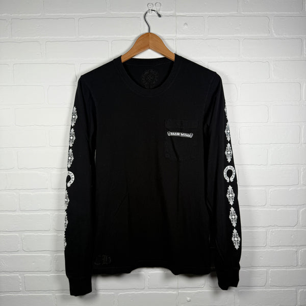 Chrome Hearts Floral Cross Long Sleeve