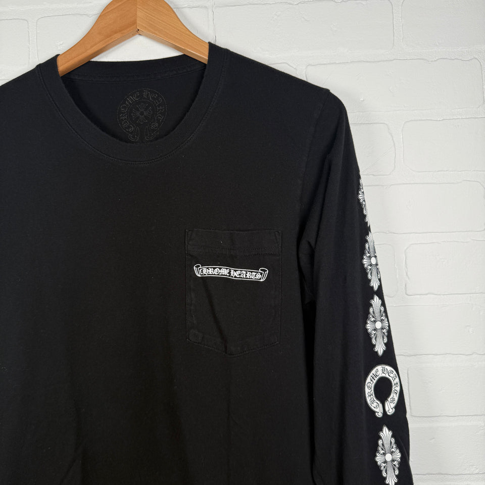 Chrome Hearts Floral Cross Long Sleeve