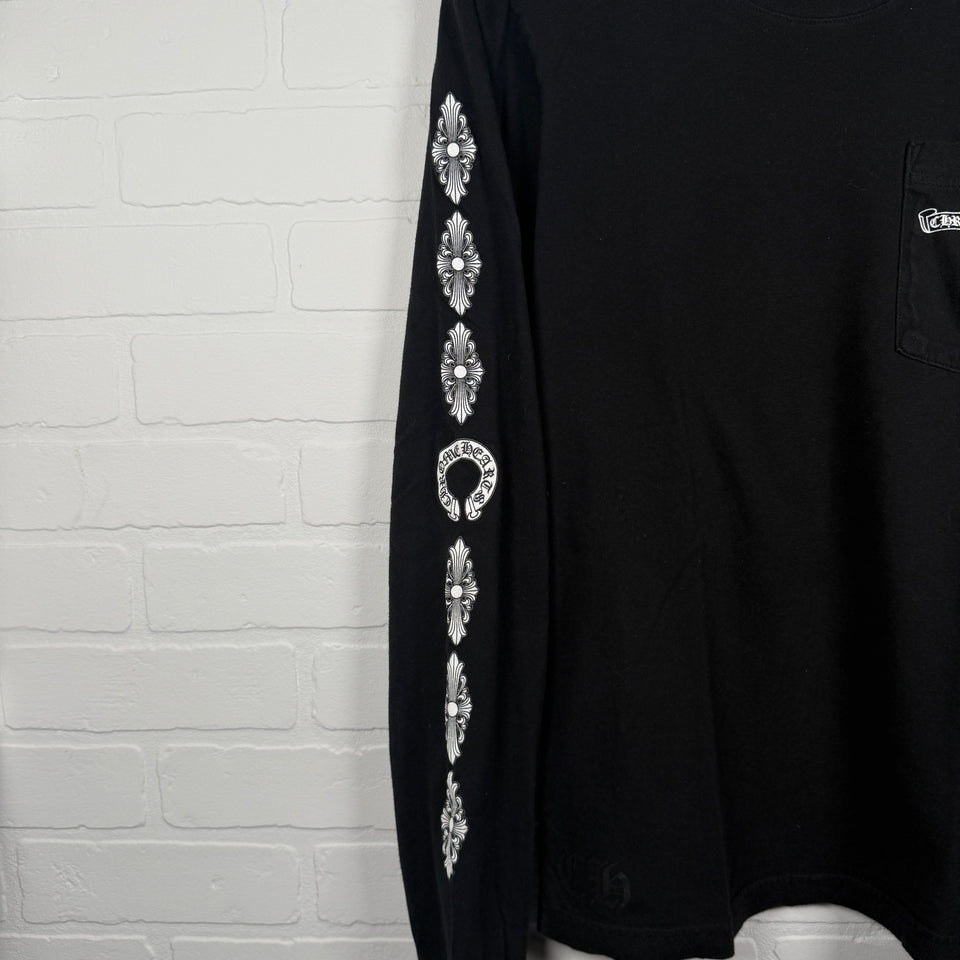 Chrome Hearts Floral Cross Long Sleeve