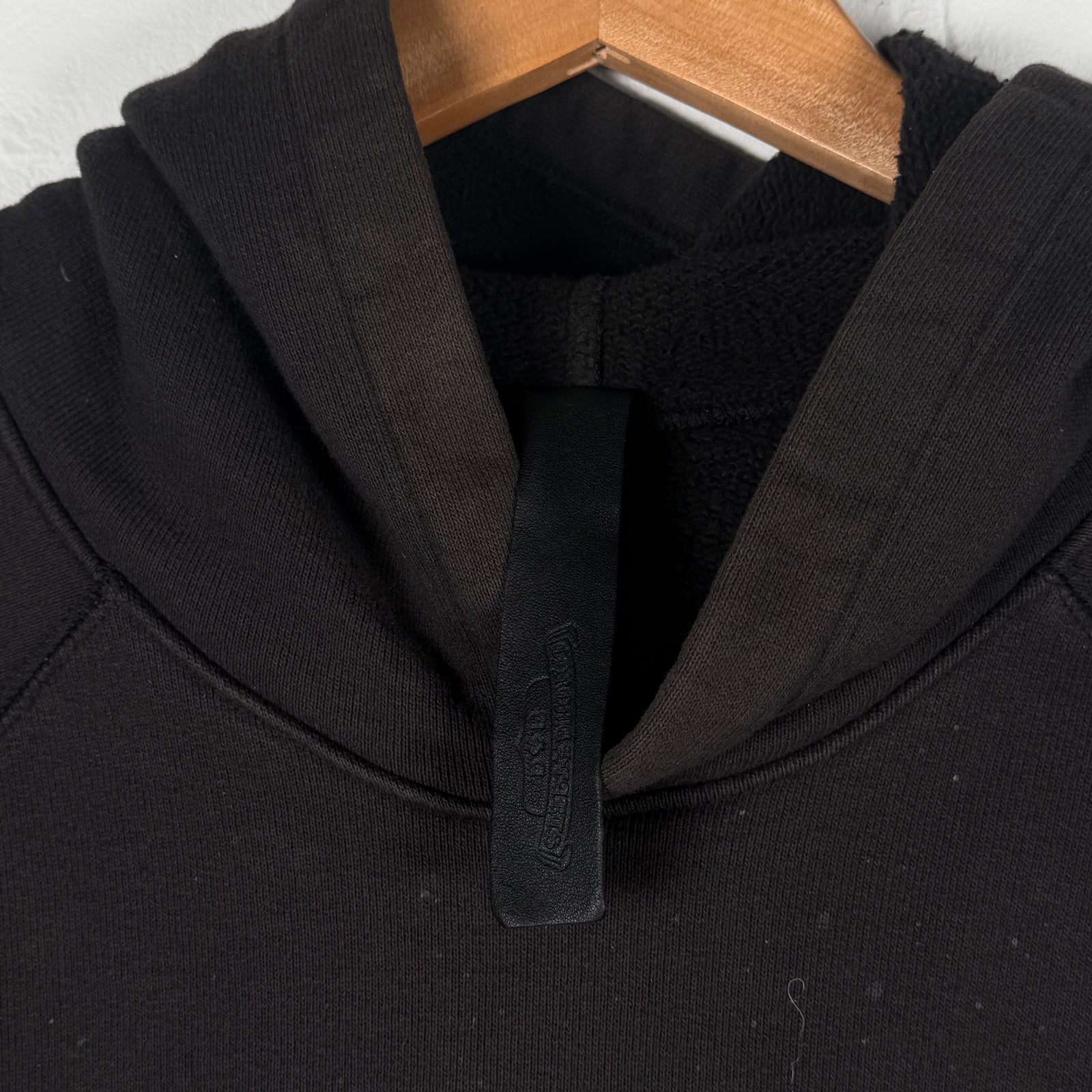 Chrome Hearts Black Triple Cross Patch Paper Jam Hoodie