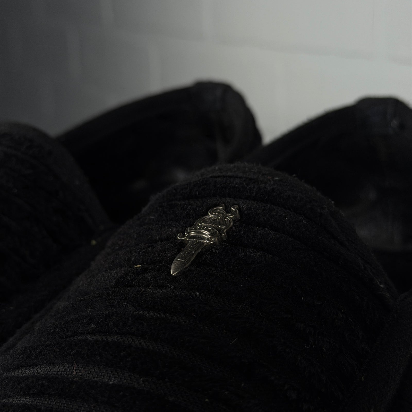 Chrome Hearts Corduroy Dagger Slippers
