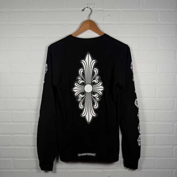 Chrome Hearts Floral Cross Long Sleeve