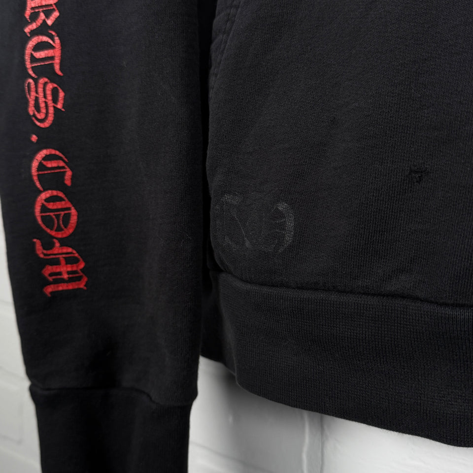 Chrome Hearts Online Exclusive Red Horseshoe Hoodie