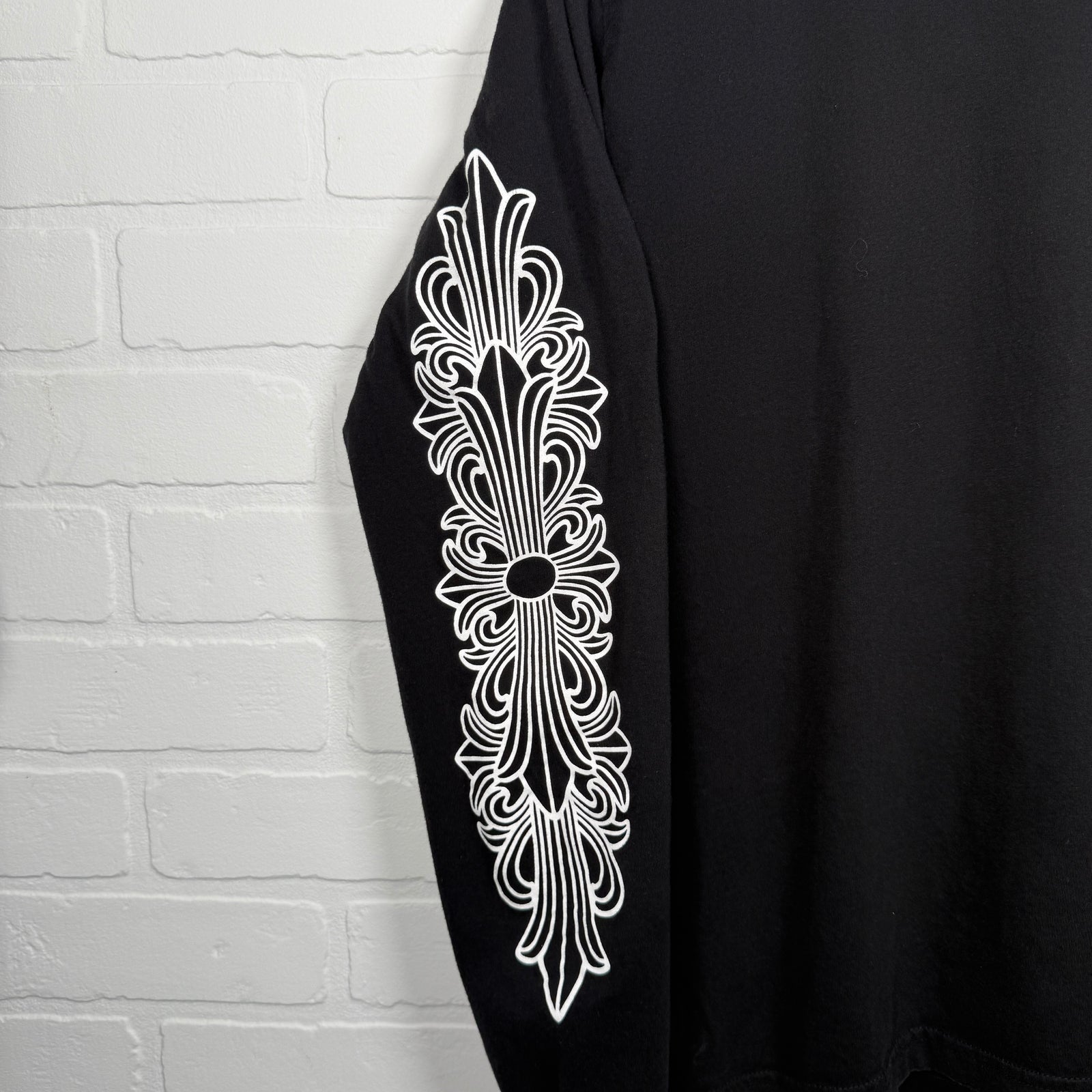 Chrome Hearts Miami Exclusive Floral Horseshoe Long Sleeve
