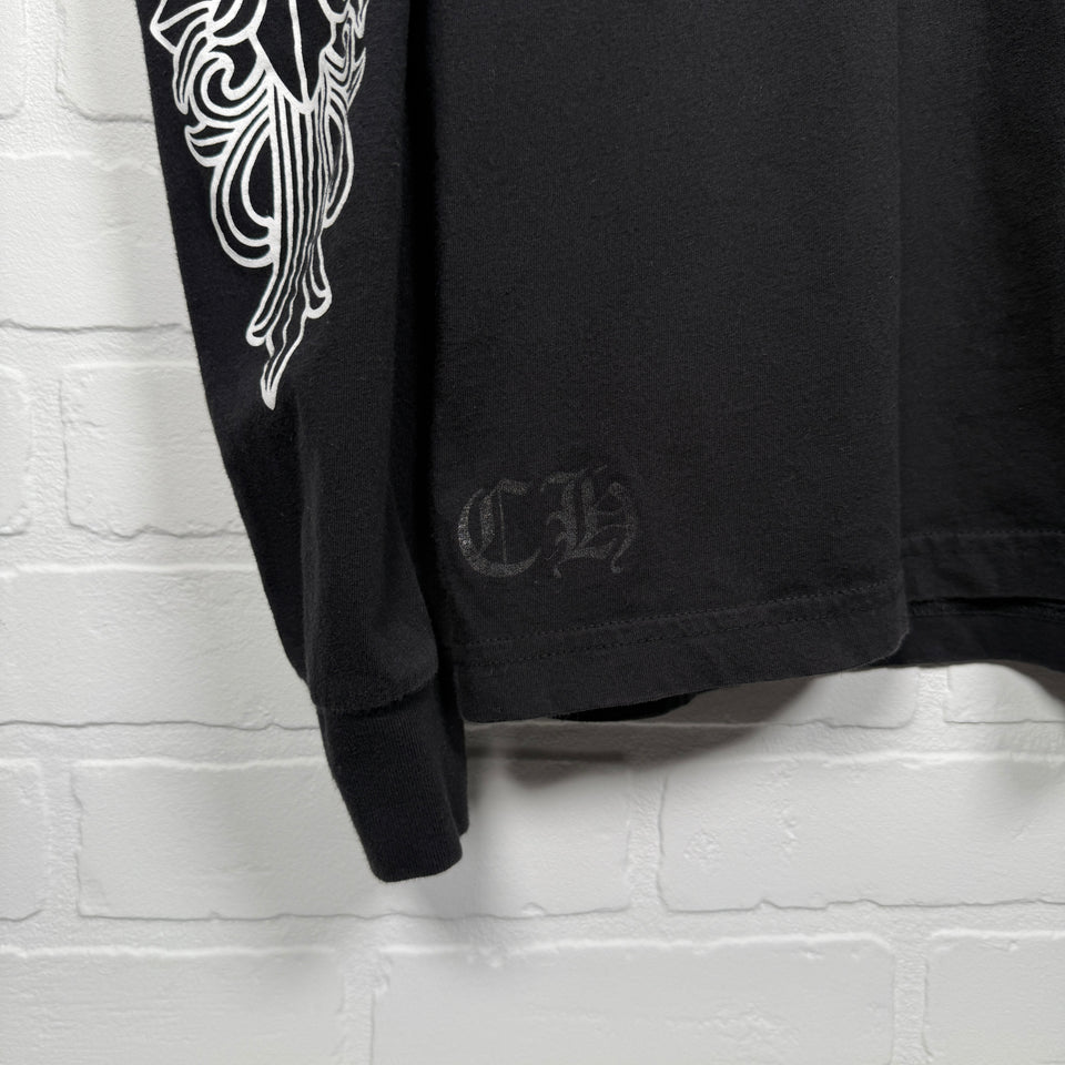 Chrome Hearts Miami Exclusive Floral Horseshoe Long Sleeve