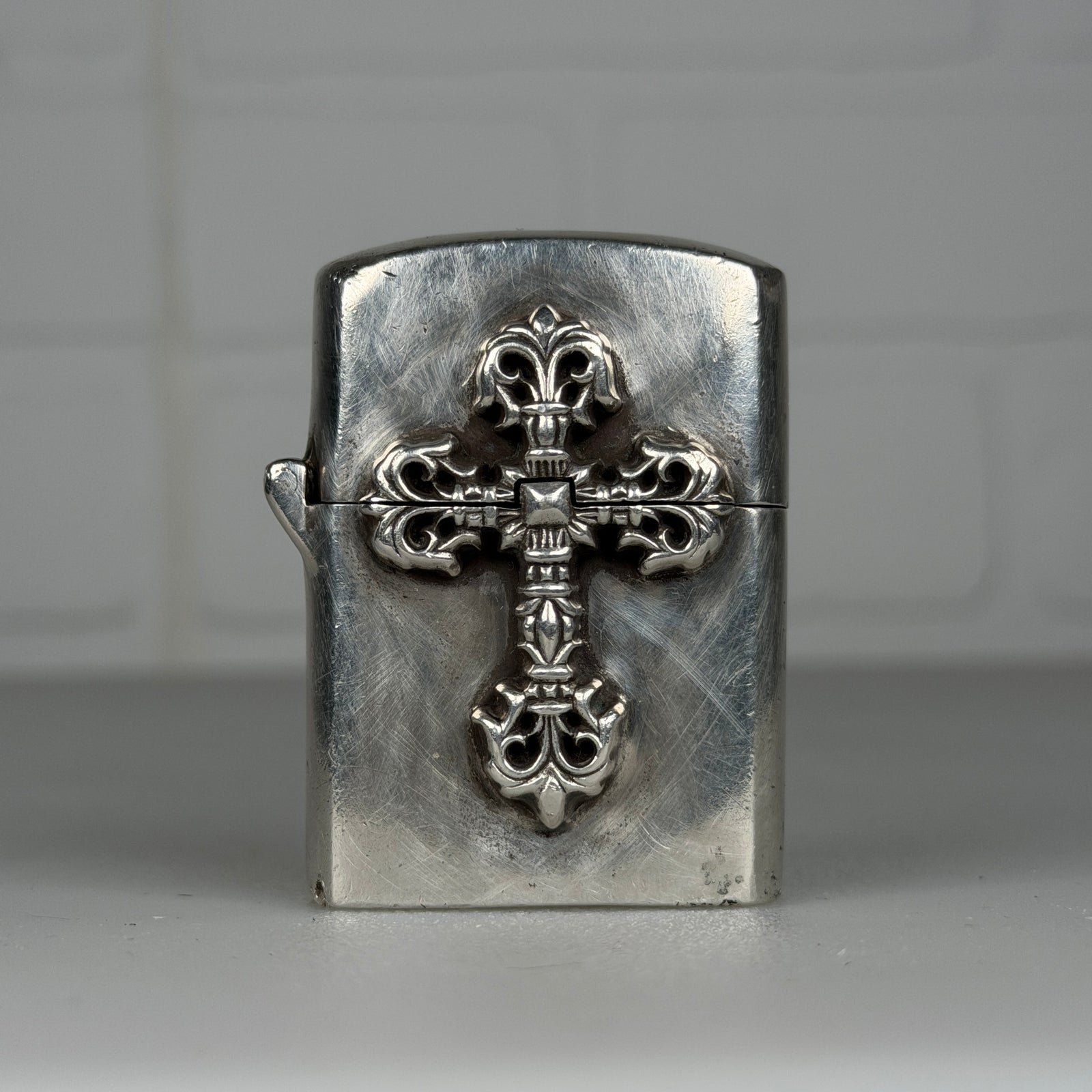 Chrome Hearts Filigree Cross Zippo Lighter