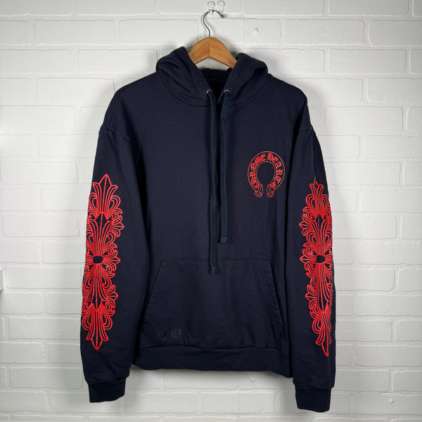 Chrome Hearts Floral Horseshoe Hoodie