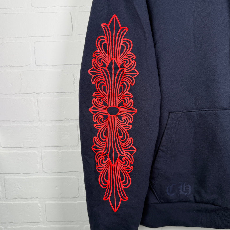 Chrome Hearts Floral Horseshoe Hoodie