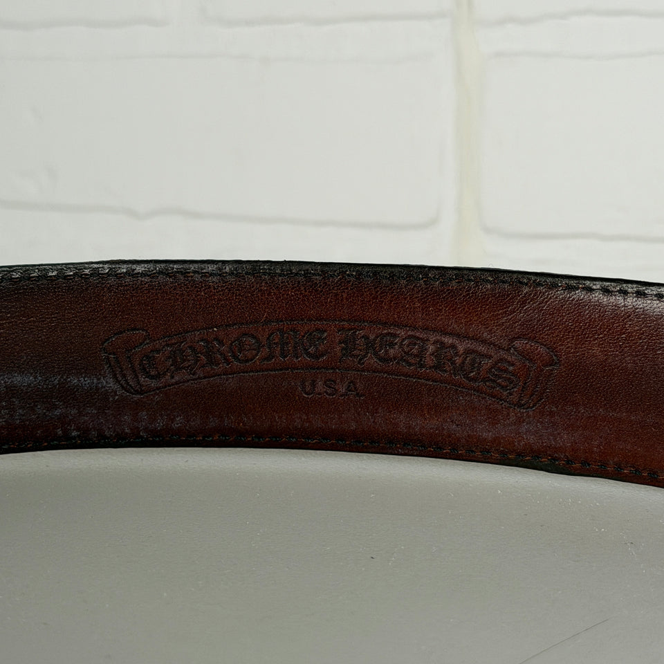 Chrome Hearts Brown Strap Gunslinger Belt