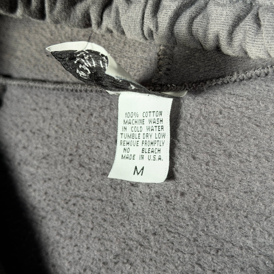Chrome Hearts Vintage Floral Scroll Logo Zip Up Hoodie