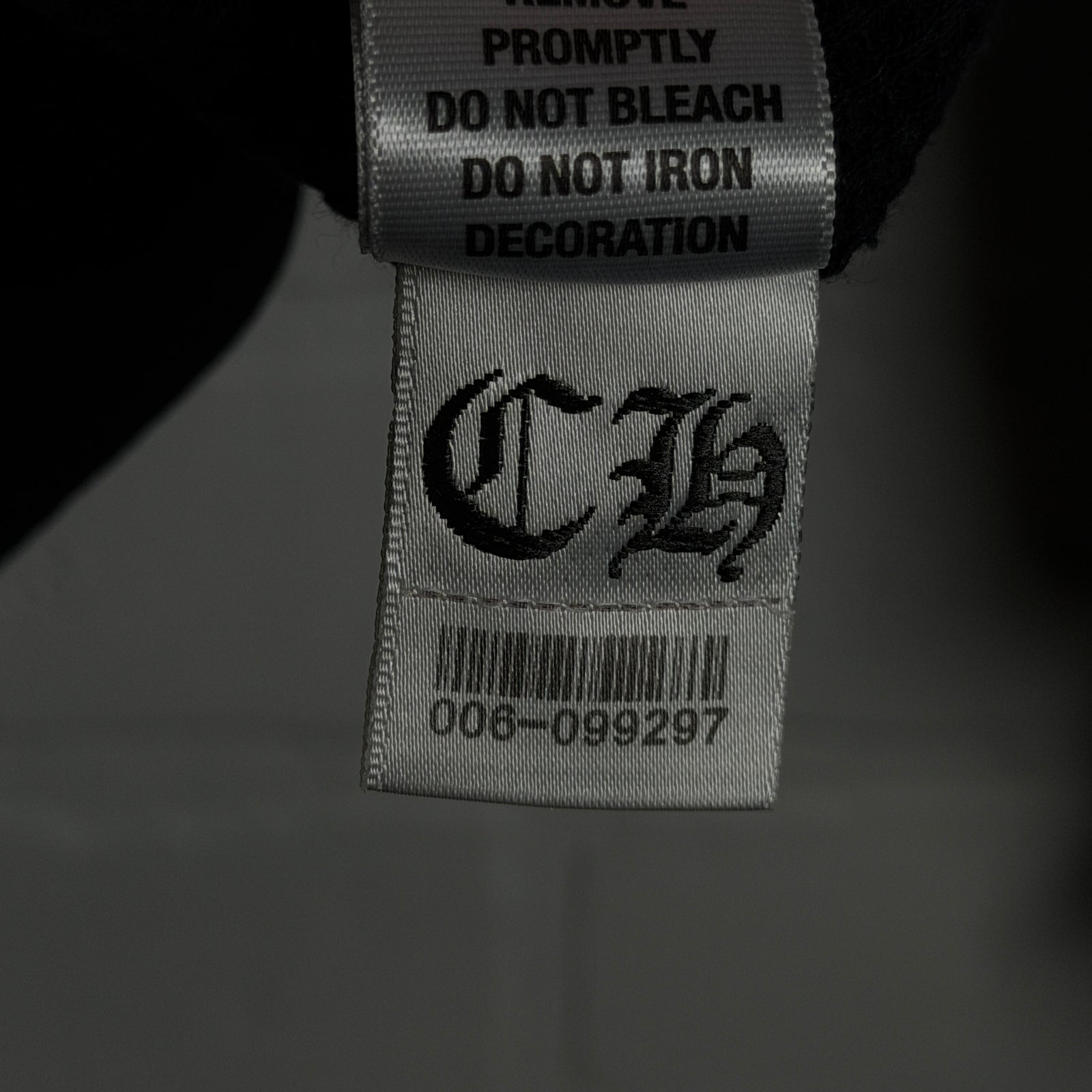 Chrome Hearts Vintage Thermal Horseshoe Plus Zip Up Hoodie