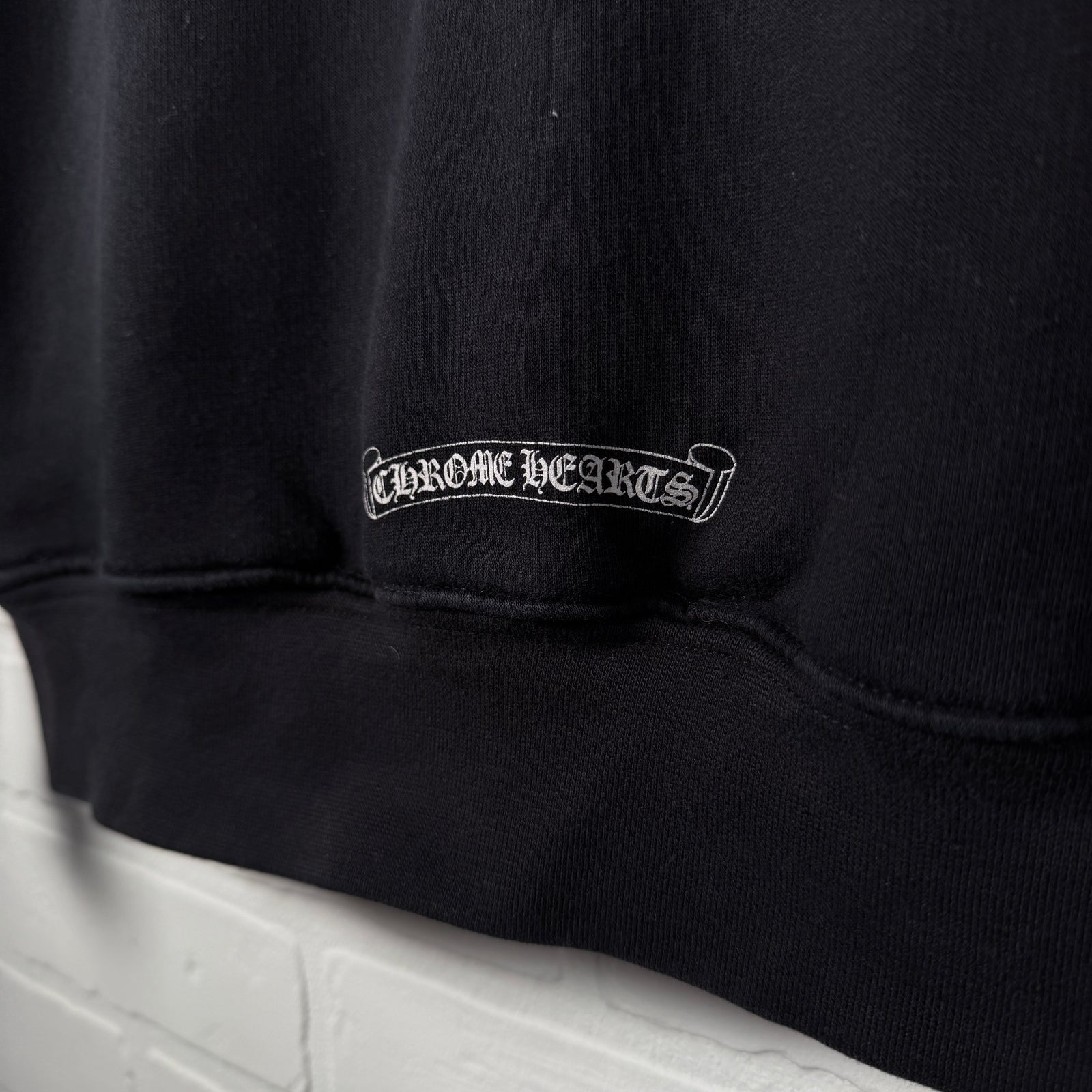 Chrome Hearts Vintage Thermal Horseshoe Plus Zip Up Hoodie