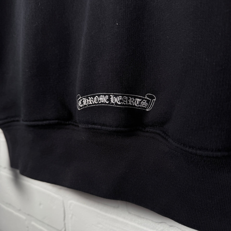 Chrome Hearts Vintage Thermal Horseshoe Plus Zip Up Hoodie