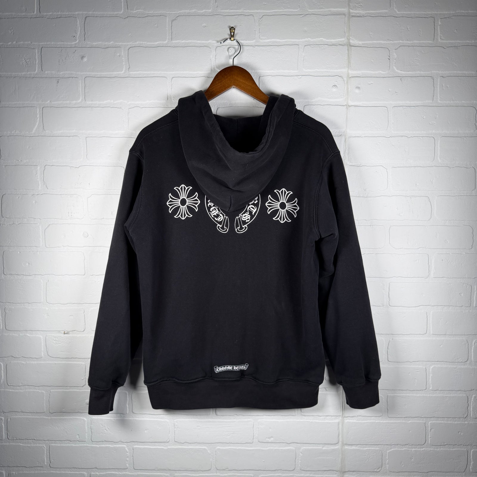 Chrome Hearts Vintage Thermal Horseshoe Plus Zip Up Hoodie