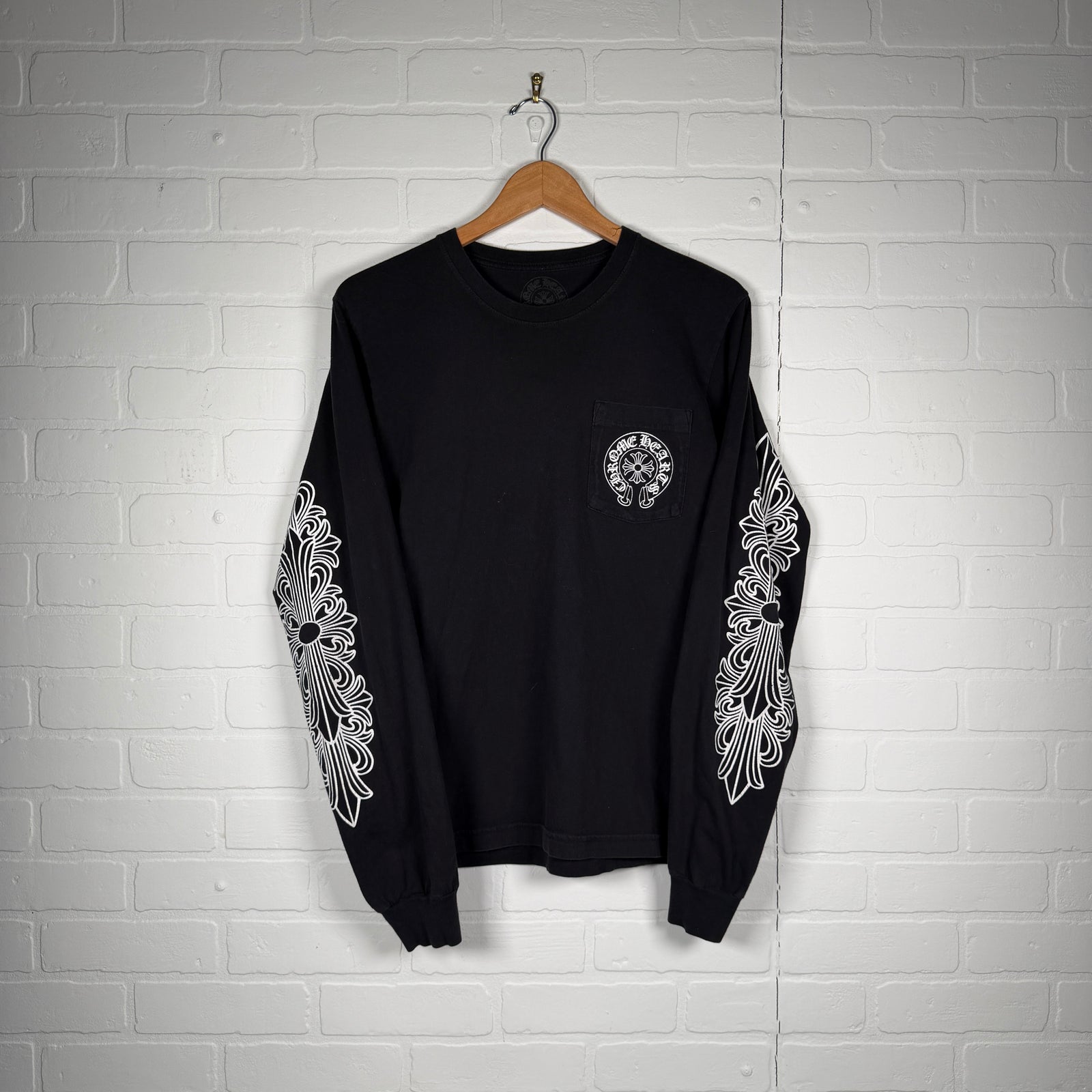 Chrome Hearts Los Angeles Exclusive Floral Horseshoe Long Sleeve