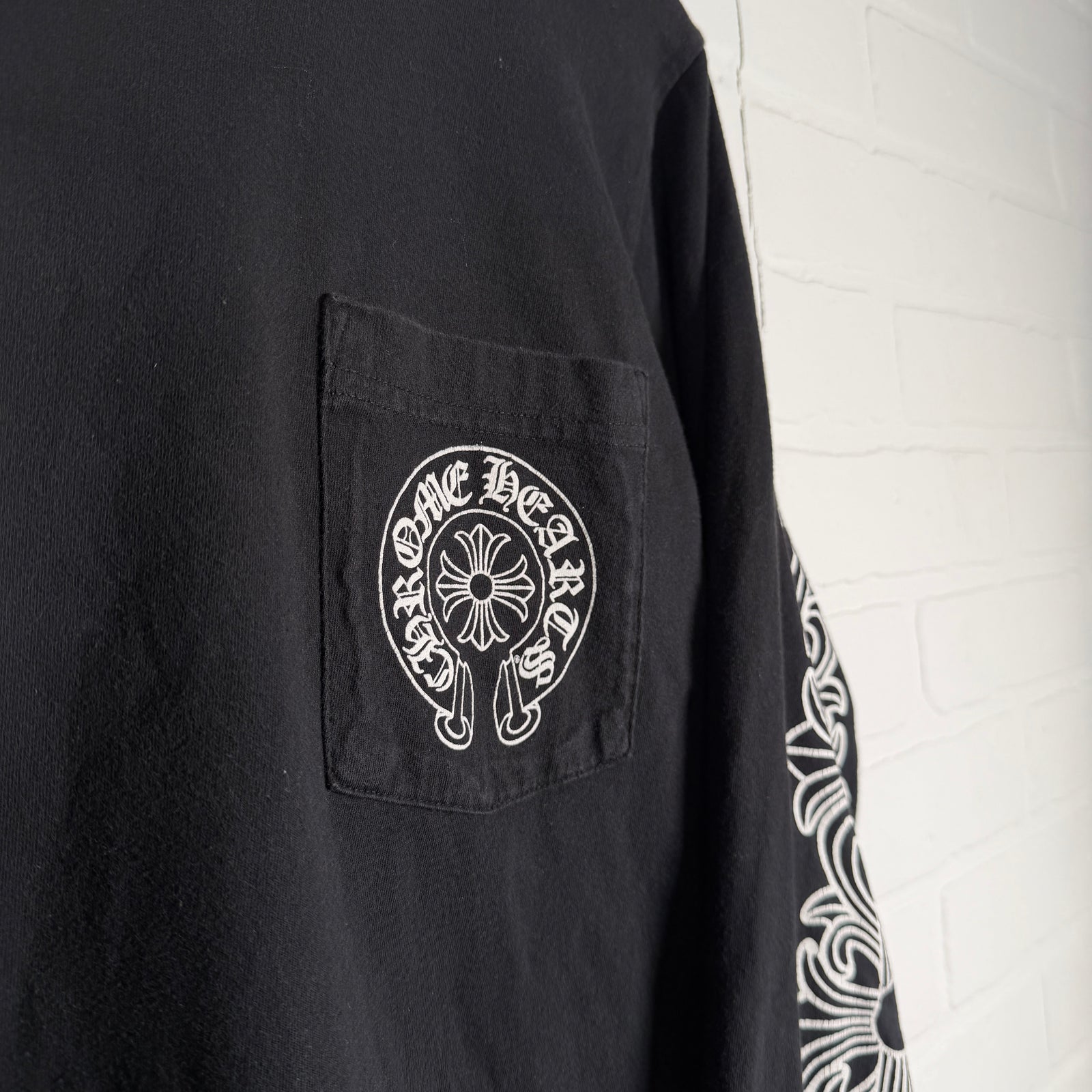 Chrome Hearts Los Angeles Exclusive Floral Horseshoe Long Sleeve