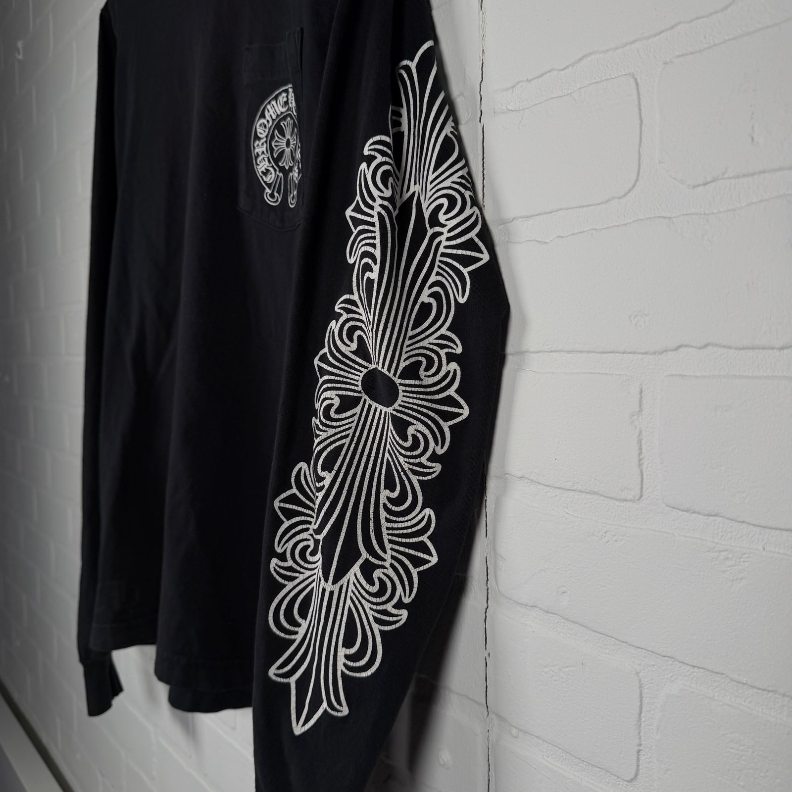 Chrome Hearts Los Angeles Exclusive Floral Horseshoe Long Sleeve