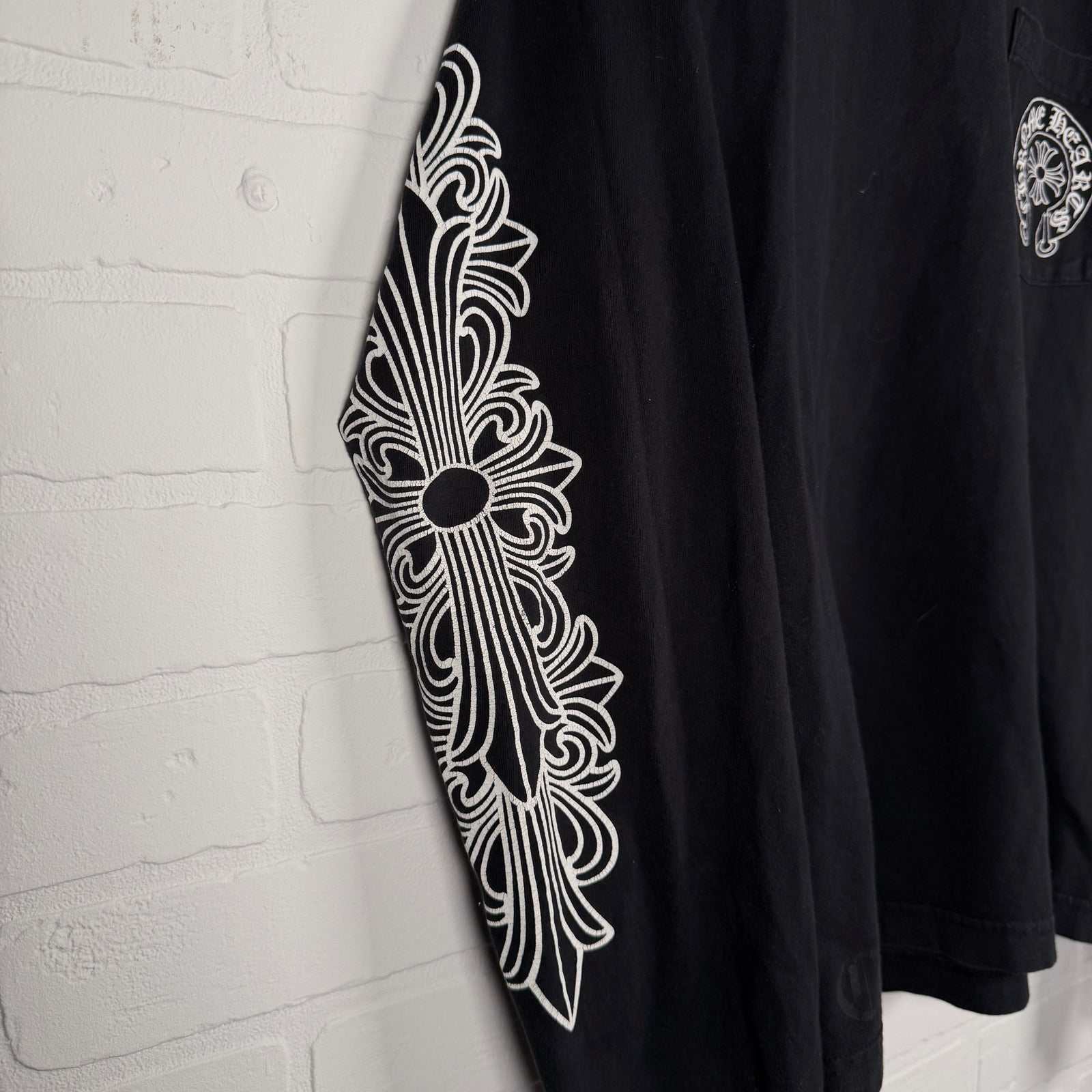 Chrome Hearts Los Angeles Exclusive Floral Horseshoe Long Sleeve