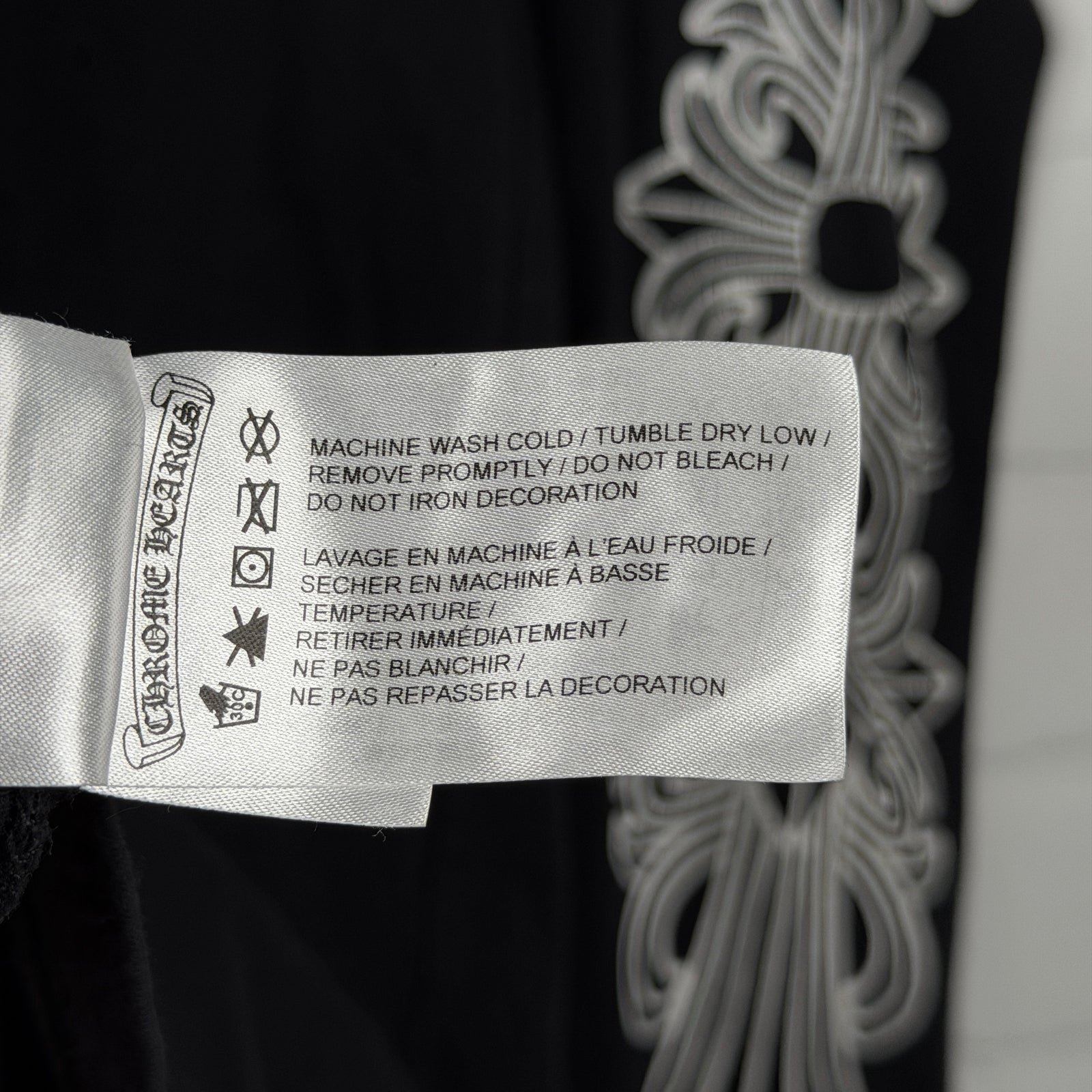 Chrome Hearts Los Angeles Exclusive Floral Horseshoe Long Sleeve