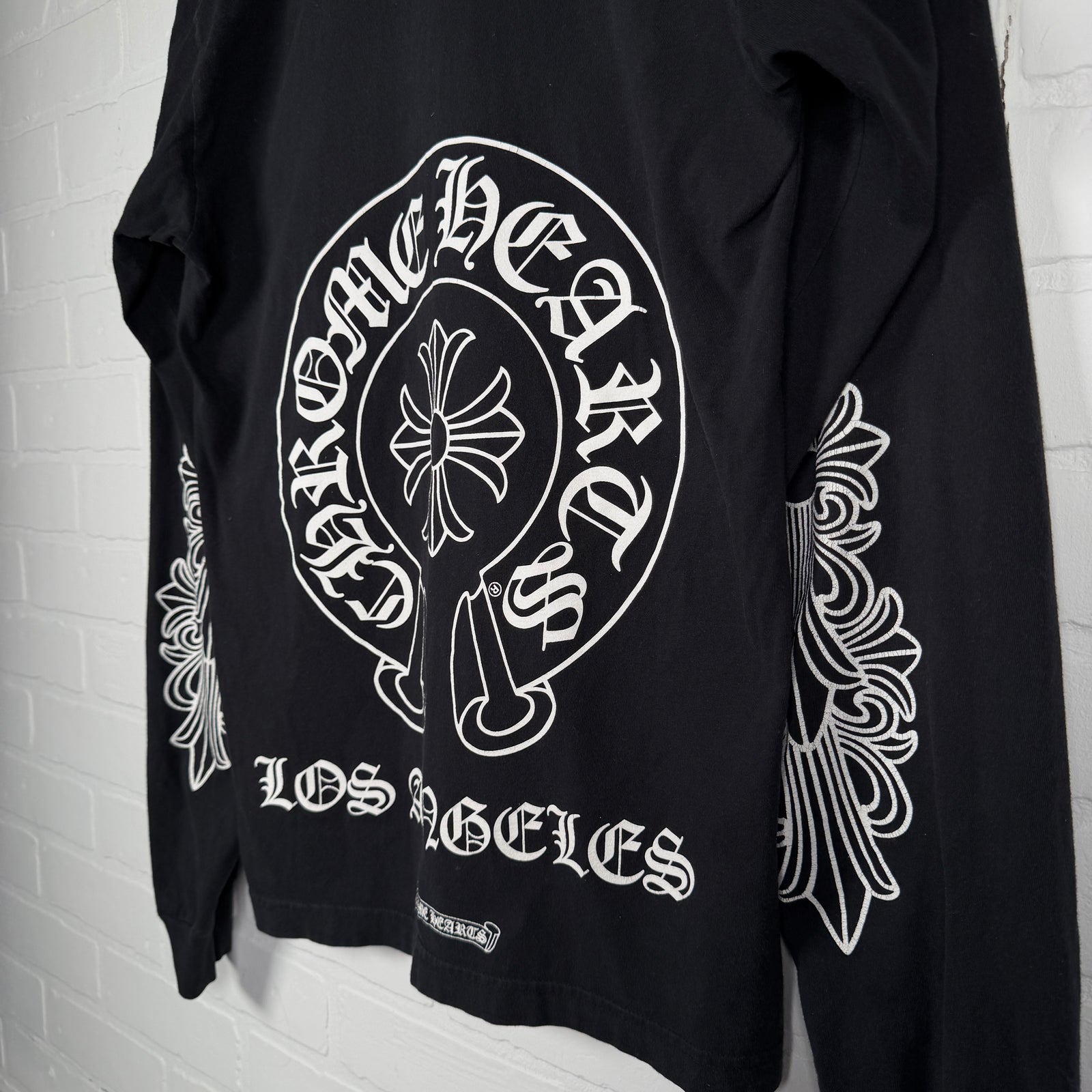 Chrome Hearts Los Angeles Exclusive Floral Horseshoe Long Sleeve