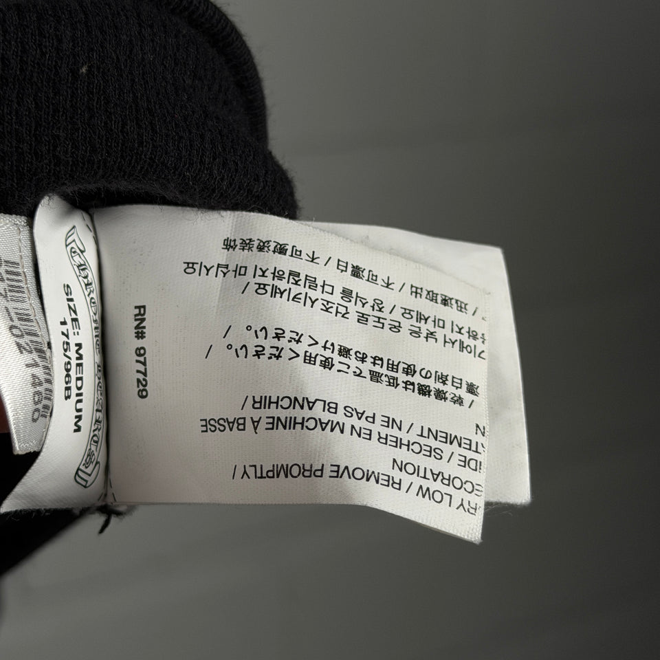 Chrome Hearts Thermal Icey Blue Script Logo Zip Up Hoodie