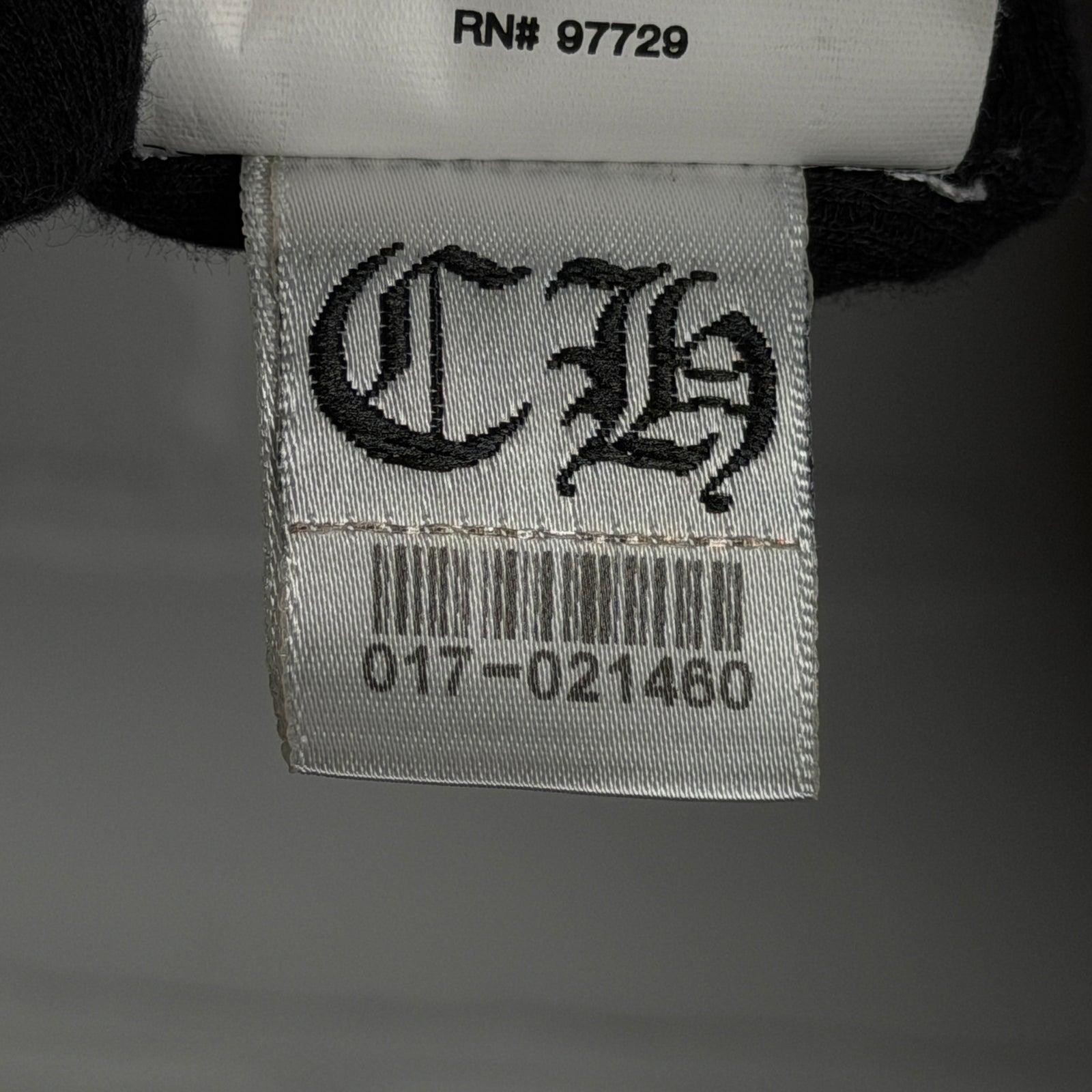Chrome Hearts Thermal Icey Blue Script Logo Zip Up Hoodie
