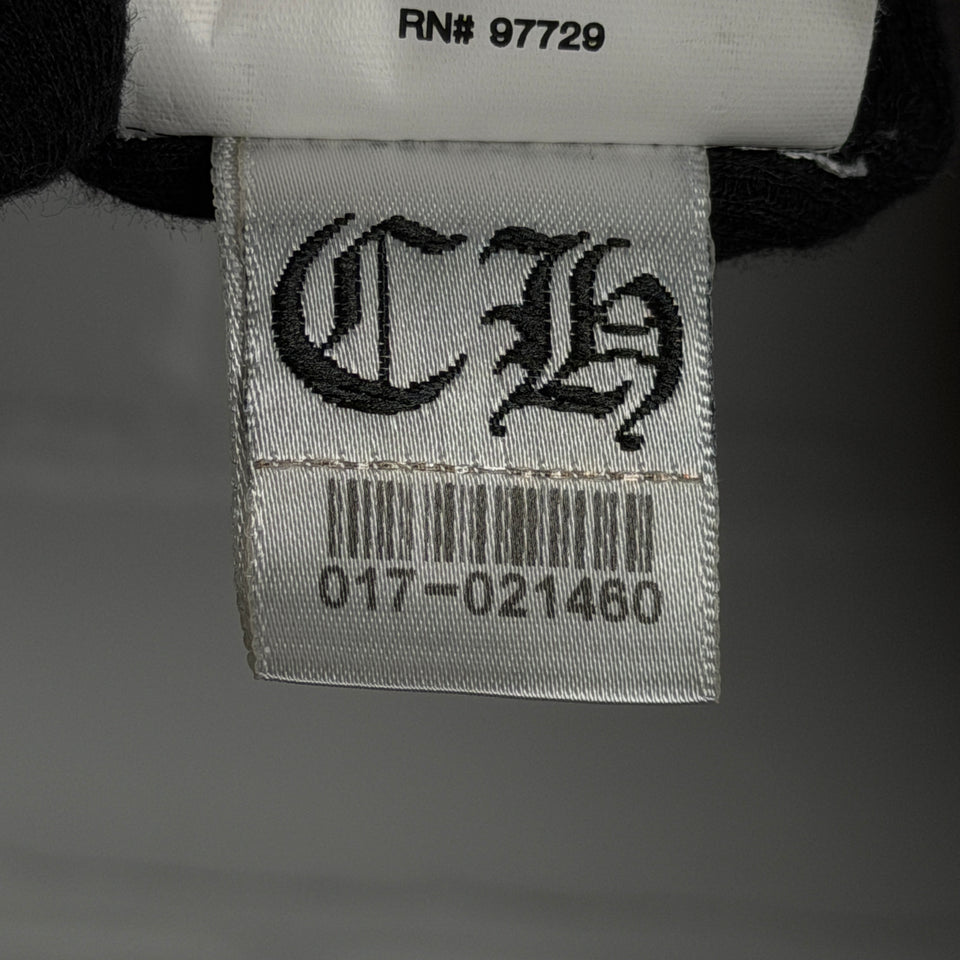 Chrome Hearts Thermal Icey Blue Script Logo Zip Up Hoodie