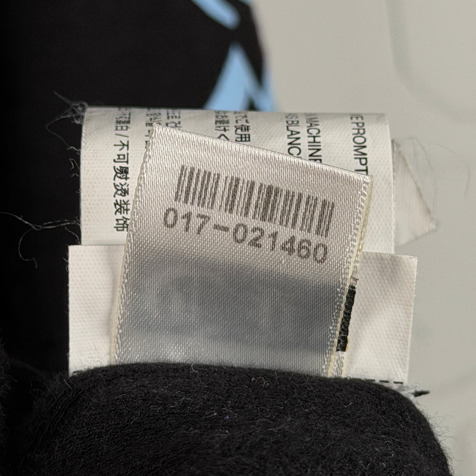 Chrome Hearts Thermal Icey Blue Script Logo Zip Up Hoodie
