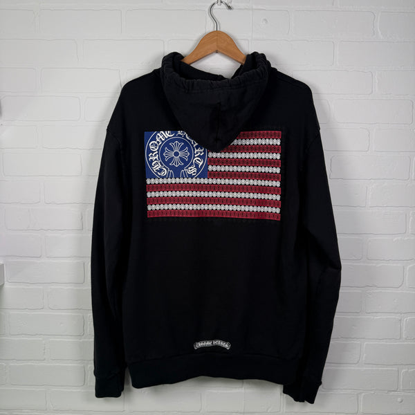 Chrome Hearts USA Flag Hoodie