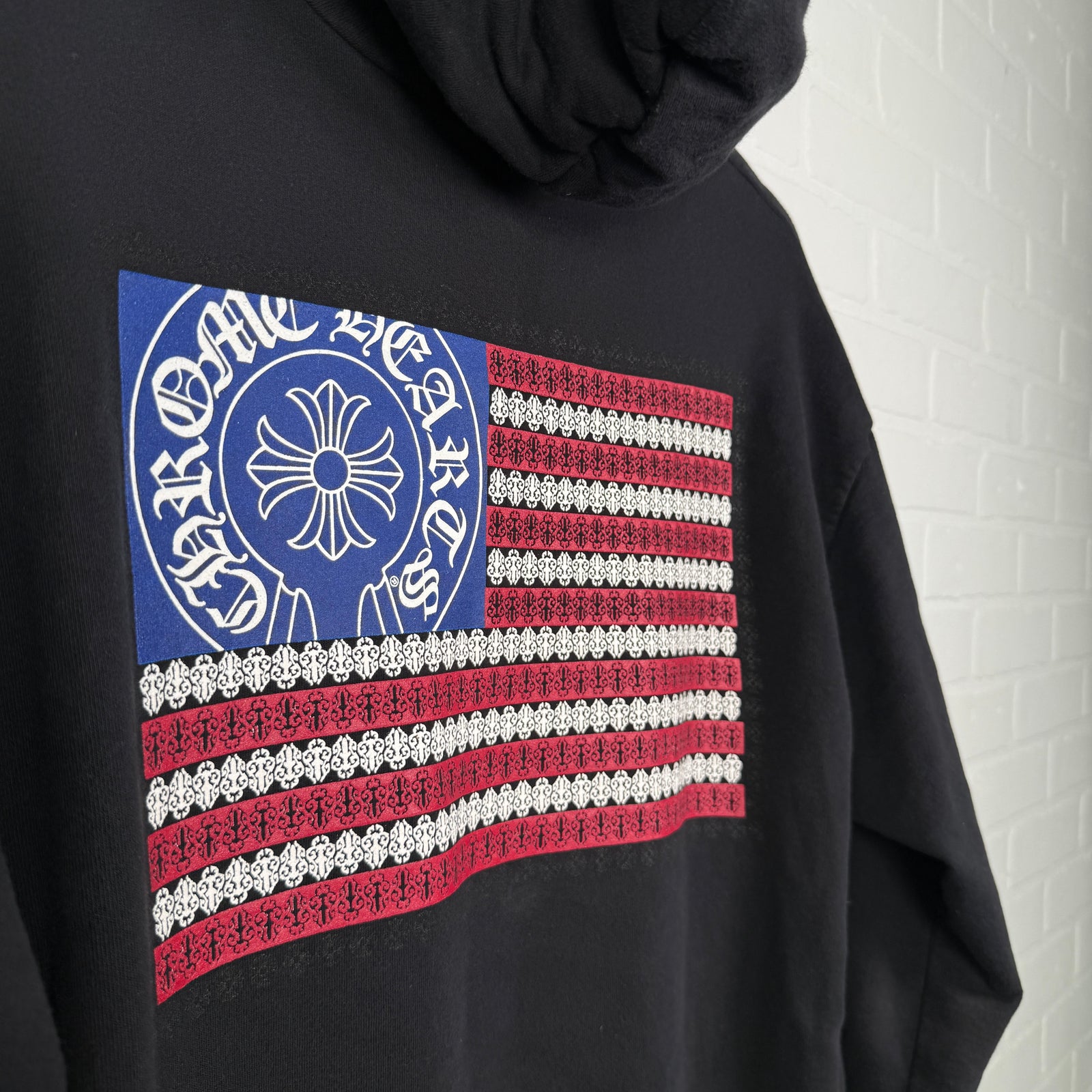 Chrome Hearts USA Flag Hoodie