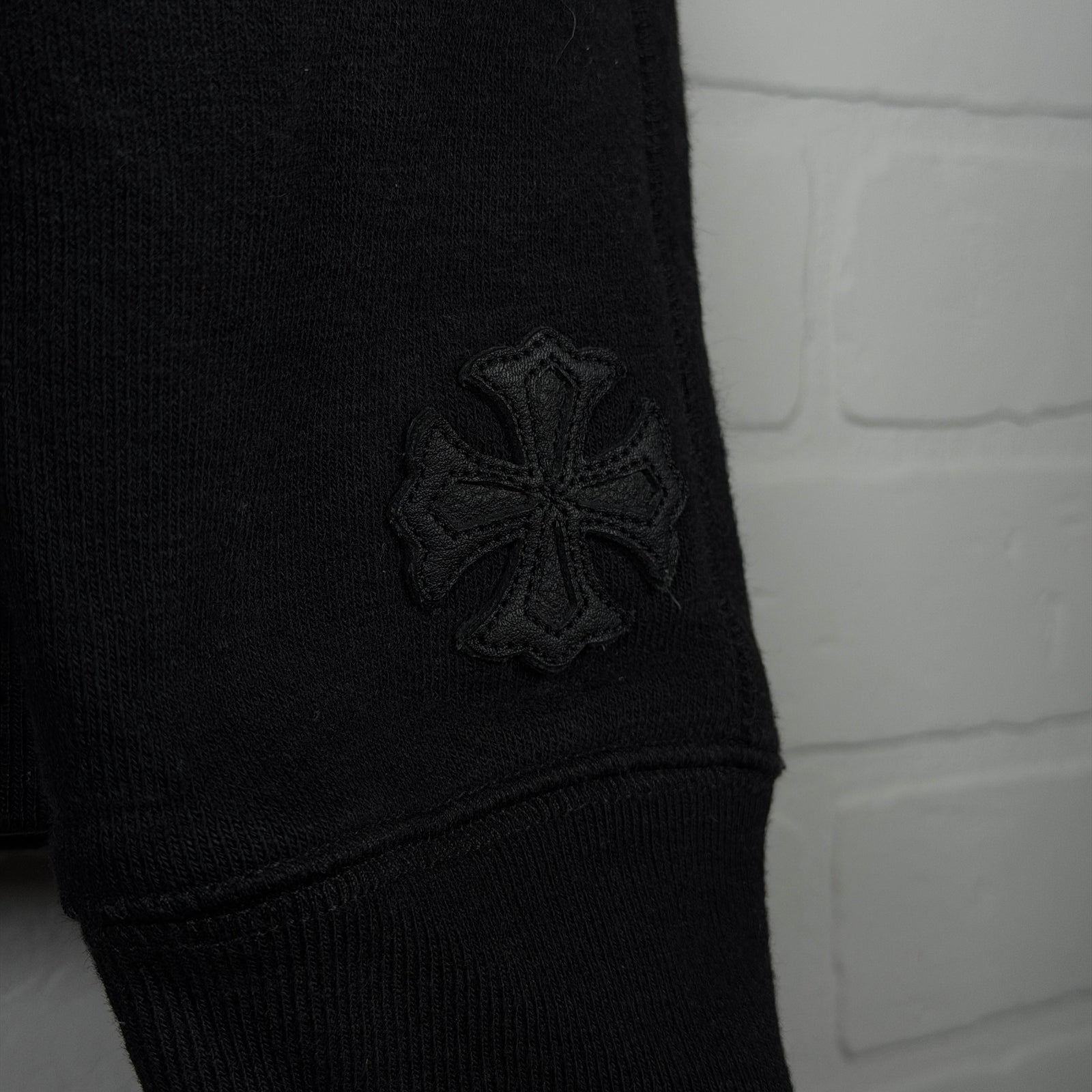 Chrome Hearts Y Not Black Plus Patch Zip Up Hoodie