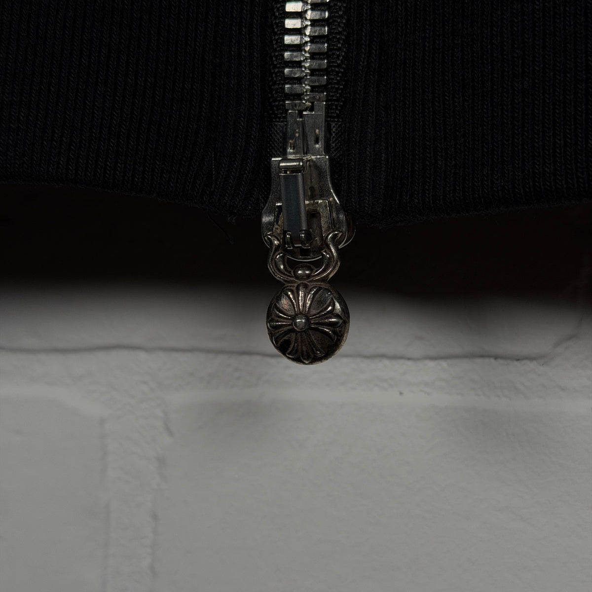 Chrome Hearts Y Not Black Plus Patch Zip Up Hoodie