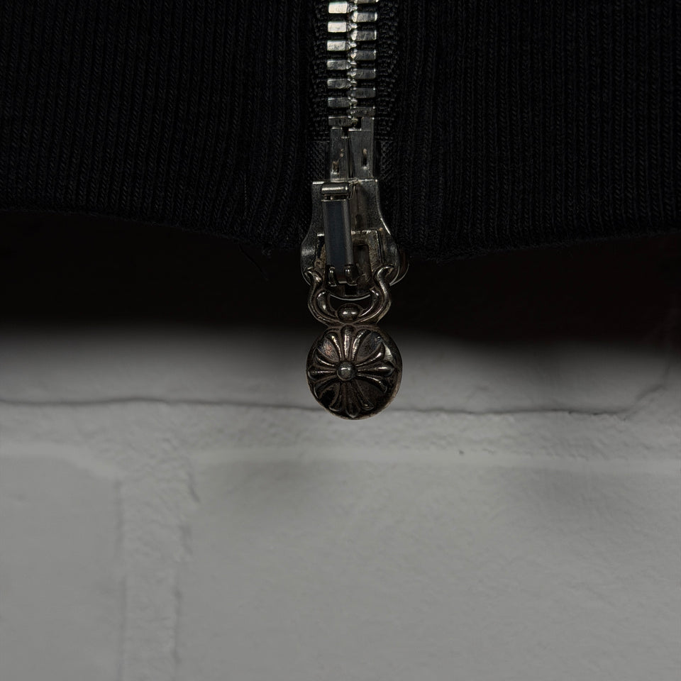 Chrome Hearts Y Not Black Plus Patch Zip Up Hoodie